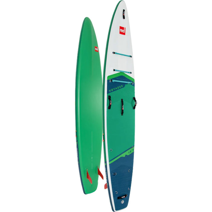 2024 Red Paddle Co 13'2 Voyager Plus Stand Up Paddle Board, Bolsa, Remo, Bomba y Correa - Paquete Hbrido Resistente